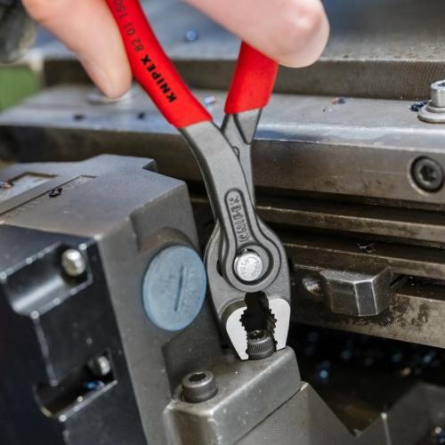 Knipex TwinGrip Front & Side Gripping Pliers Plastic Coated Grey Atramentized 150mm 82 01 150